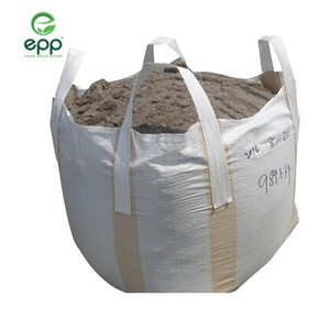 4 Loops Plastic Big <b>Bags</b> 1000KG Firewood <b>Jumbo</b> Zipper <b>Bag</b> 1500kg PP Woven Super Sacks with Full Open Top for Fertilizer <b>Storage</b> - Product Image 5
