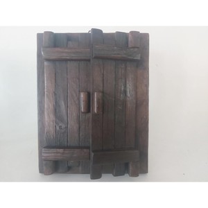 Handmade Rustic Wooden Square Photo <b>Frame</b> Tabletop Horizontal Natural Wood Finish - Product Image 2