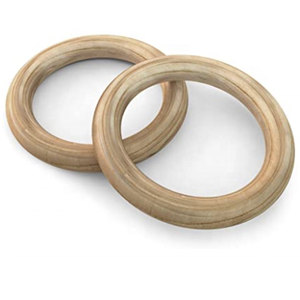 Logotipo personalizado Garaje Ajuste Anillos de gimnasio de madera Anillos de gimnasia Gimnasio Bolsas de lona y accesorios - Product Image 4