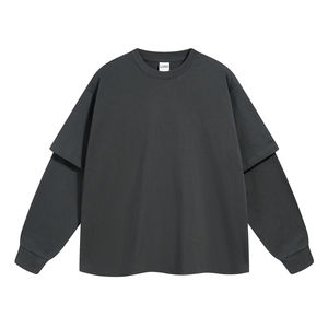 Camiseta Ligera y Transpirable 100% Algodón para Hombre, Manga Larga, Corte Holgado, Calidad Premium - Product Image 1