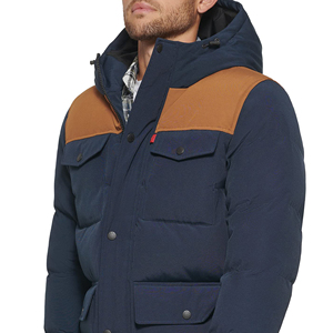 OEM Production Men's Thick Cotton <b>Hooded</b> Parka Supplier for Bulk Apparel Manufacturing 2026 - Product Image 6