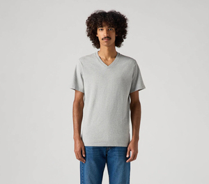 T-shirts en coton à col en V pour hommes – Vente en gros, lots de t-shirts vierges en coton à col en V coupe musclée pour hommes – Prix de gros, respirants, tailles personnalisées - Product Image 5