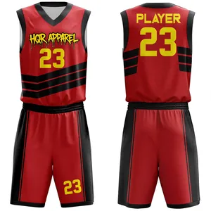 Tenue de sport à prix réduit : Maillot de basketball personnalisé avec nom d'équipe, haute qualité, sans manches, respirant, anti-humidité, taille élastique - Product Image 6