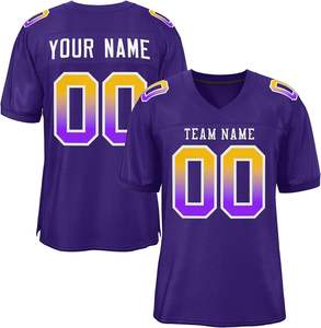 Jersey Deportivo de Fútbol Americano Personalizado 2026, Nuevo Diseño Cosido, para Hombre - Product Image 2