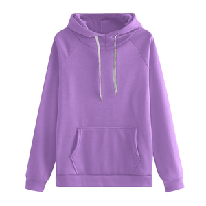Wholesale <b>Purple</b> Color Raglan <b>Tracksuit</b> For Adult Long Sleeve Street Wear Autumn Winter Wear <b>Tracksuit</b> For Ladies - Product Image 2