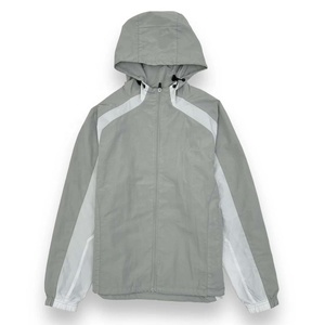 Chaqueta de lona acolchada para correr en invierno, precio económico, logotipo personalizado, transpirable, con bloques de color, con cremallera, con capucha, gruesa e impermeable - Product Image 5