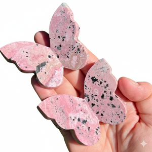 Mariposa voladora de cristal de alta calidad con alas de rodonita, mariposa tallada en 3D con piedra curativa y cristal para decoración del hogar, mayorista de cristales. - Product Image 5