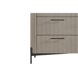 Cómoda color taupe de 6 cajones - Product Image 2