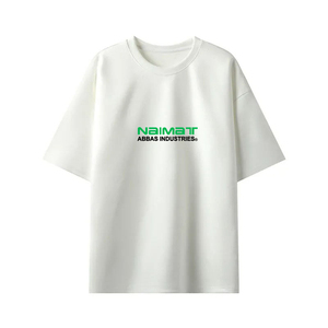 เสื้อยืดแขนสั้นคุณภาพสูงสำหรับฤดูร้อน แฟชั่นลำลองผู้ชาย เสื้อยืดผ้าสักหลาด สตรีทแวร์ทรงหลวม คอกลม เสื้อยืดผู้ชาย - Product Image 4