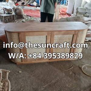 Meuble-lavabo moderne en bois massif avec miroir, vente en gros, usine du Vietnam, prix compétitifs, ODM accepté - Product Image 5