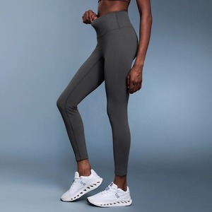 Leggings de fitness imprimés à taille haute avec logo personnalisé, color block, pour yoga, gym, entraînement, vêtements de sport - Product Image 3
