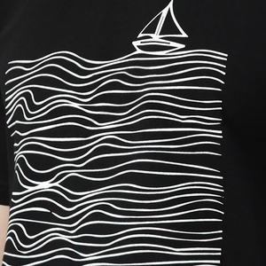 Camiseta de manga corta para hombre con impresión de logotipo totalmente personalizada, camiseta extragrande para hombre para venta en línea - Product Image 6
