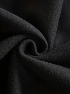 Ensemble de survêtement décontracté en polaire noir unisexe, brodé, respirant, écologique, avec sweat à capuche zippé intégral et pantalon de jogging - Product Image 5