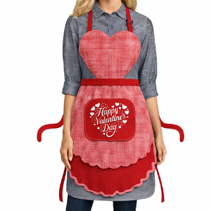 Embroidery Design Best Quality Soft Printed <b>Kitchen</b> <b>Apron</b> for Women At Affordable Price. - Product Image 1