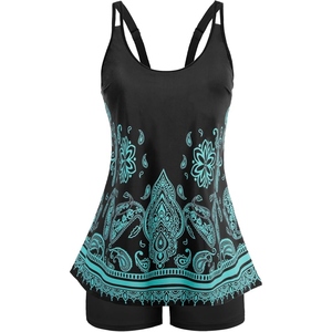 Maillot de bain tankini à séchage rapide pour femme, deux pièces, avec short, pour la natation et les tenues de plage - Product Image 5