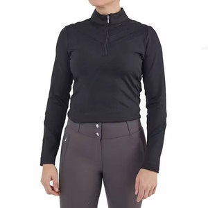 Women Lightweight Riding Shirt <b>Long</b> <b>Sleeve</b> Breathable Athletic Top Suitable for Equestrian Sports Activities - Product Image 1