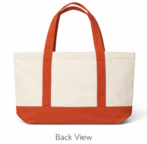 Bolsa de lona de gran tamaño con diseño de flores bordadas, bolsa de compras para llevar a mano, bolsa reutilizable ecológica para uso diario - Product Image 2