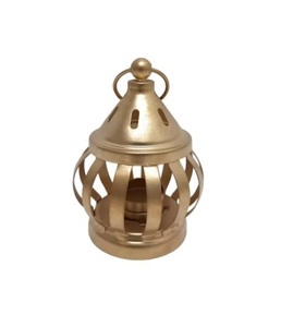 Iron Tea Light <b>Lantern</b> & <b>Candle</b> Holder Luxury Christmas Centerpiece Decoration Gift Lamp - Product Image 1
