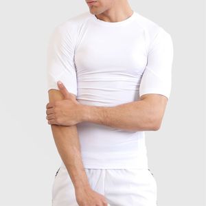 Rashguards blancs unis pour hommes, vêtements de fitness et d'arts martiaux, kimonos de jiu-jitsu personnalisés imprimés par sublimation, kimonos de jiu-jitsu MMA - Product Image 6