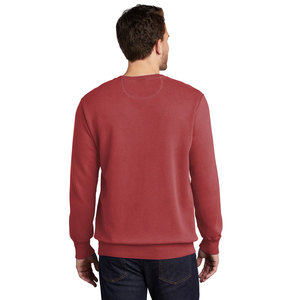 Sweat-shirts personnalisés bleu marine en molleton double couche 100% coton avec broderie intégrale - Product Image 2