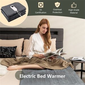 Coprimaterasso Elettrico Super King con 5 Impostazioni di Calore e Spegnimento Automatico Dopo 8 Ore, Lavabile in Lavatrice, Tappetino Riscaldato in Flanella (71"x30") - Product Image 5