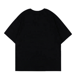 T-shirts personnalisés en jersey 100% coton surdimensionnés avec logo imprimé sur écran, col rond, respirants, grandes tailles, t-shirts d'été personnalisés pour hommes - Product Image 6