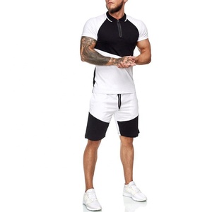 Custom Men's 100% Cotton Two-Piece Gym Wear Set <b>T</b>-shirt Shorts High Quality Printed Plus Size Summer Comfortable <b>Track</b> Suits - Product Image 2