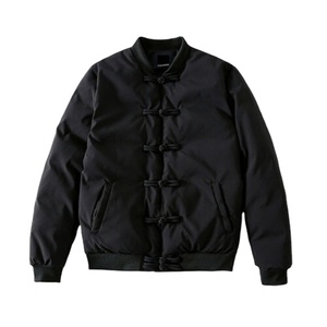 Veste bomber décontractée réversible coupe-vent et respirante pour homme, en tissu laine/polyester, service OEM - Product Image 1