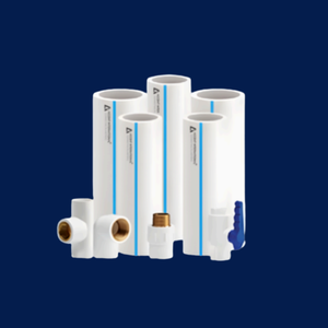 Tuyaux d'eau en PVC-U résistants à la corrosion pour les systèmes de plomberie résidentielle, tuyauterie haute pression en PVC-U robuste pour usage commercial - Product Image 1