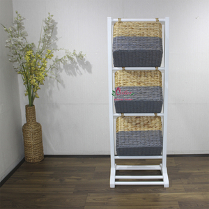 Artex Dong Thap Factory Handmade Water Hyacinth Magazine Rack Eco Friendly <b>Storage</b> Organizer Vietnam - Product Image 3