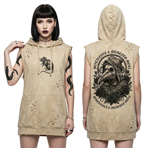 Sudadera de Lujo para Mujer, 350GSM, Color Granate, con Gráfico Artesanal, Parche de Tapicería Tejida en la Espalda, Bordado Floral en las Mangas, Estilo Vintage - Product Image 2