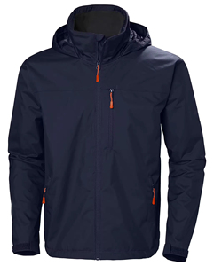 Chaqueta con Capucha para Mujer, Resistente al Viento, con Cierre, Color Azul Marino Sólido, Corte Regular, para Otoño, Manga Larga, Forrada, de Poliéster Tejido - Product Image 1