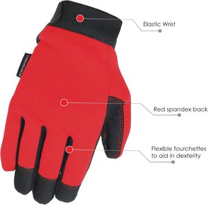 Nouveauté : Gants de mécanicien en cuir pleine main, robustes, légers et haute performance pour les travaux mécaniques industriels - Product Image 2