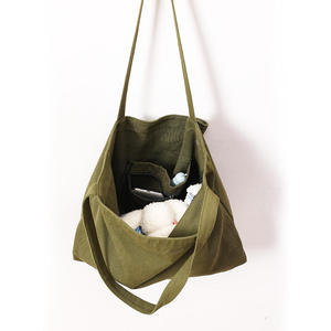 <b>Canvas</b> Shopping <b>Bag</b> <b>Large</b> Size Top Handle Shoulder Length Daily Use Tote <b>Bag</b> - Product Image 2