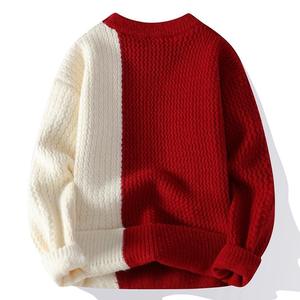 Nouveau pull tricoté tendance pour homme, pull décontracté d'automne et d'hiver - Product Image 2