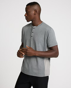 Camisetas Henley Casuales para Hombre, Manga Larga, 100% Algodón, Transpirables, Ecológicas, de Secado Rápido, Personalizables con Botones, para Verano - Product Image 1
