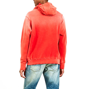 Wholesale Price Custom Logo Men's Pullover <b>Hoodie</b> Street Wear Acid Wash Sun Faded Zip Regular Fit Fleece 100% Cotton Quick Dry - Product Image 3