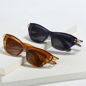 Lunettes de soleil œil-de-chat roses surdimensionnées pour femmes et hommes, style luxe, mode, fête, protection UV400, Y2K, 2025 - Product Image 1
