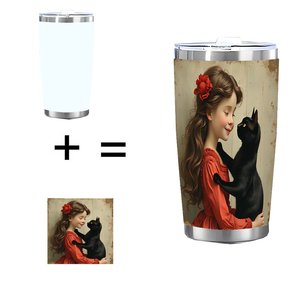 Stainless Steel Tumbler 20oz Double Wall <b>Insulated</b> Drinkware Modern Design Travel <b>Mug</b> - Product Image 1