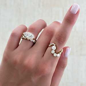 Bague en diamant de laboratoire de 3 carats de forme marquise certifiée IGI, or 14 carats, CVD HPHT, bague de fiançailles pour femmes, bijoux classiques, vente en gros - Product Image 6