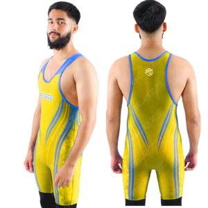 2025 Meilleure vente de haute qualité personnalisé adulte équipe lutte Singlet concevoir votre propre Logo lutte Arts martiaux porter - Product Image 1