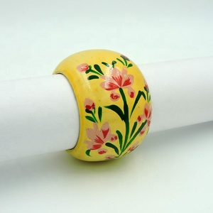 Porte-serviettes en os hexagonal à facettes, vaisselle unique, élégante, luxe léger, décoration de mariage, maison, restaurant, hôtel - Product Image 4