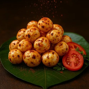 Makhana (Nueces de Leopardo) Tostadas y Saborizadas con Tomate, Bajo en Calorías, Snack Saludable Hecho en India, Paquete de 90 g - Product Image 3