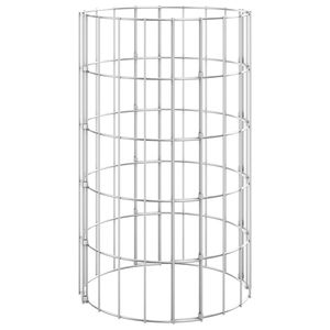 Jardinières surélevées en gabion, robustes, en acier galvanisé argenté - Product Image 3