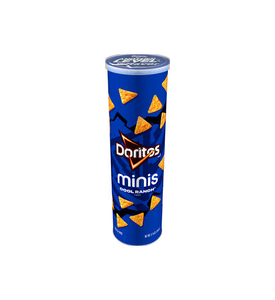 Authentic Doritoss Minis Cool Ranch Bite Sized Tortilla Chips 12x1.95oz Canisters Bulk Wholesale <b>Snack</b> Supply Global Export - Product Image 1