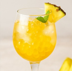 Boba explosiva con sabor a piña tropical jugosa en oferta para cócteles estilo Tiki - Product Image 4