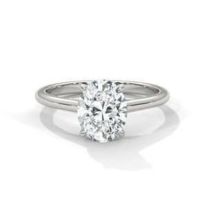 Anillo de Diamantes Cultivados en Laboratorio de Oro de 14K, Anillo de Compromiso de Oro Sólido de 18K para Mujer, Estilo Clásico, Certificado IGI, Anillo de Compromiso, Aniversario - Product Image 4