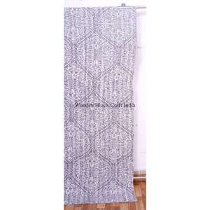 ผ้าห่มกันธาสไตล์วินเทจทันสมัย ลายพิมพ์ดั้งเดิมแบบชาติพันธุ์ ผลิตจากผ้าฝ้าย 100% เป็นมิตรกับสิ่งแวดล้อม ทำด้วยมือ เหมาะสำหรับใช้ในบ้าน - Product Image 3