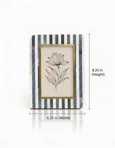 Premium Bone Inlay <b>Picture</b> <b>Frame</b> Elegant Handmade Photo Showcase Decorative Interior Decoration Tabletop Display Item - Product Image 5