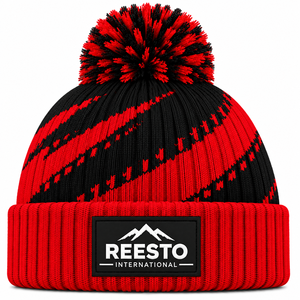 Bonnets d'hiver chauds de haute qualité, couleur unie, tricot épais, bonnets personnalisés avec rayures contrastées pour hommes et femmes - Product Image 3